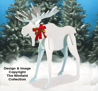 Product Image of Large Christmas Moose Pattern