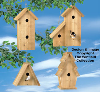 Cedar Birdhouses #2 Wood Project Plan