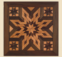Wood Quilt Square Pattern #1