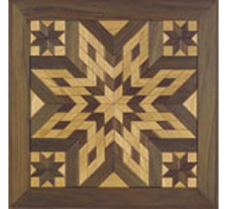 Product Image of Wood Quilt Square Pattern #1