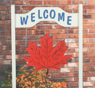 Changeable Welcome Sign Pattern                   