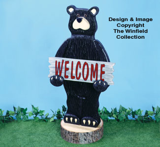 Product Image of Welcome Bear Woodcraft Pattern