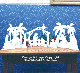 Table Top Nativity Woodcraft Pattern 