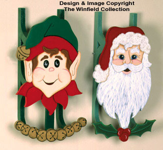 Product Image of Santa & Elf Sleds Woodcraft Pattern 