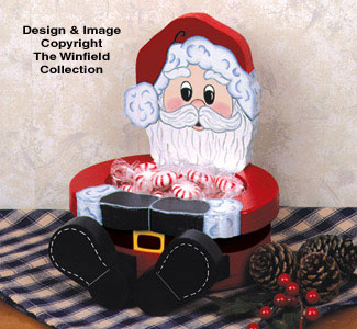 Product Image of Santa Bowl Woodcraft Pattern 
