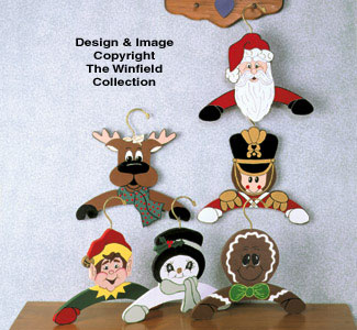 Product Image of Christmas Hangers Wood Pattern