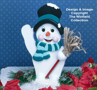 Product Image of Table Top Frosty Woodcraft Pattern 