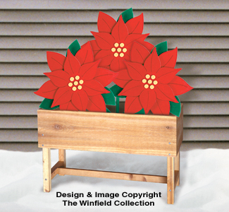Product Image of Large Poinsettia Woodcraft Pattern 