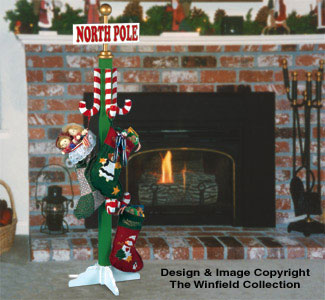 Product Image of North Pole Stocking Holder Pattern