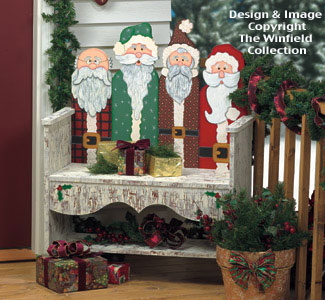 Product Image of Santa Bench Woodcraft Pattern 