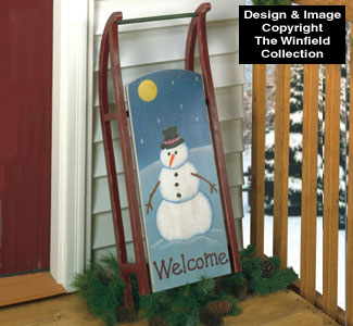 Product Image of Old Fashioned Sled Woodcraft Pattern               