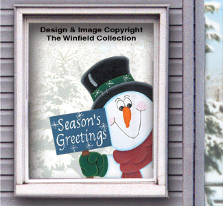 Product Image of Snowman Window Greeter Pattern
