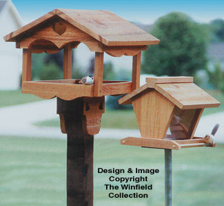 Bird Feeders Wood Patterns