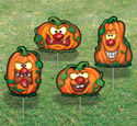 Goofy Pumpkins-Yard Art Set #2