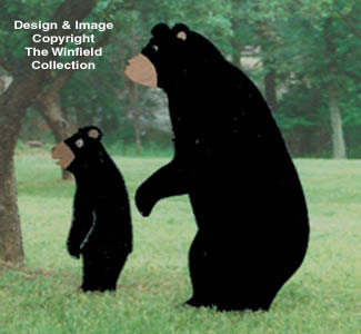 Standing Bears Woodcraft Pattern