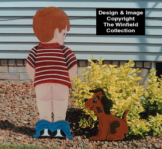 Product Image of Boys Will Be Boys Woodcraft Pattern 
