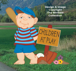 Product Image of Boy At Play Woodcraft Pattern