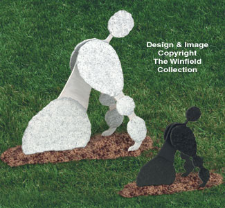 Product Image of Poodle Diggin' Dogs Woodcraft Pattern