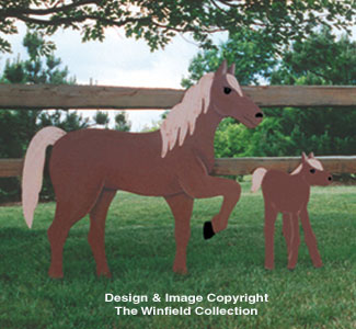 Horse & Colt Woodcraft Pattern