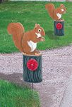 Squirrel Driveway Marker Pattern