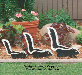 Product Image of Skunk Family Woodcraft Pattern