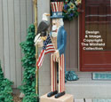 Uncle Sam with Eagle Woodcraft Pattern