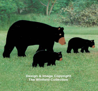 Product Image of Mother Bear & Cub Woodcraft Plan