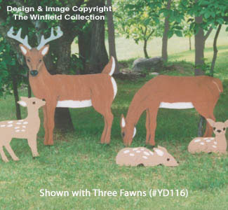 Product Image of Life-Size Buck & Doe Woodcraft Pattern