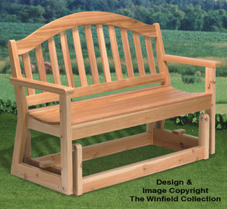 Product Image of Loveseat Glider Wood Project Plan