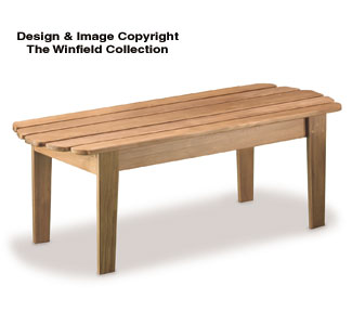Product Image of Adirondack Coffee Table Wood Project Plan