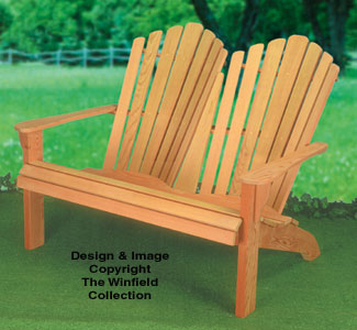 Product Image of Adirondack Loveseat Wood Plans
