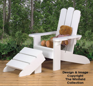 Product Image of Kid's Adirondack Chair Wood Plans