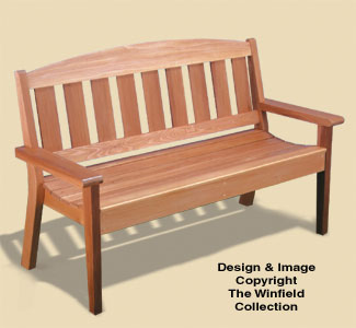 Product Image of Garden Bench Woodworking Plans