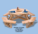 Octagon Picnic Table Woodworking Plan 