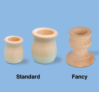 Wooden Candle Cups