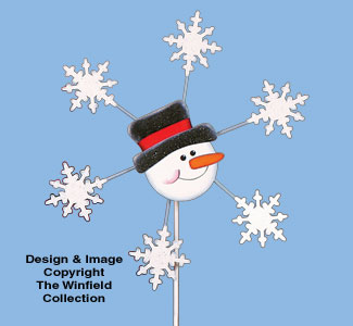 Product Image of Snowman Whirligig Woodcrafting Pattern