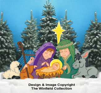 Young Nativity Woodcrafting Pattern
