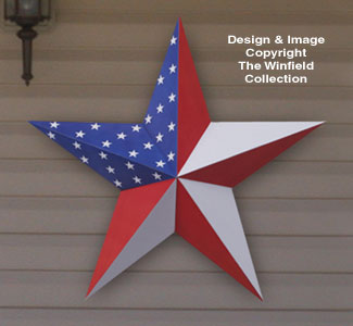 Product Image of 3D Large Wood Star Pattern