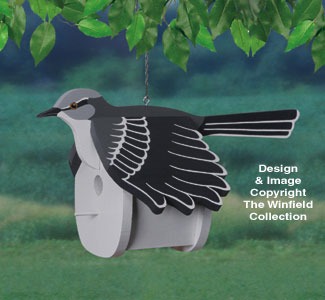 Product Image of Mockingbird Birdhouse Wood Project Pattern