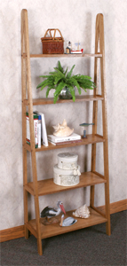 Ladder Shelf Woodworking Plan
