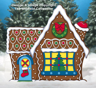 Product Image of Giant Gingerbread House Woodcraft Pattern