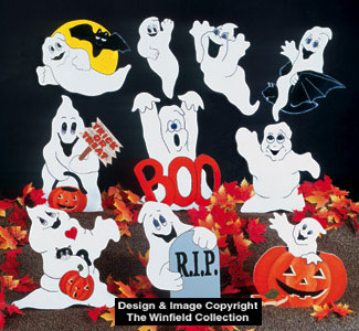 10 Scary Ghosts  Woodcraft Pattern
