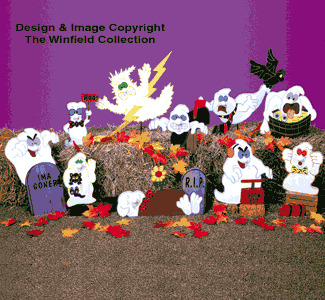 Product Image of 10 Goofy Ghosts Woodcraft Pattern