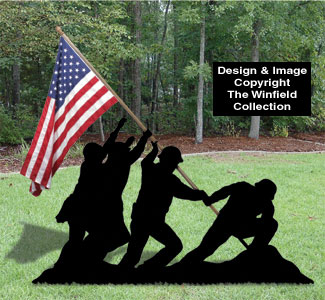 Product Image of Iwo Jima Yard Shadow Woodcrafting Pattern