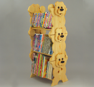 Product Image of Book Stack Rack Wood Project Plan