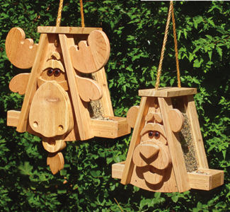 Product Image of Moose & Bear Birdfeeder Wood Plan