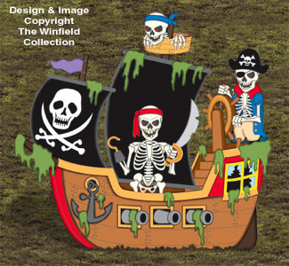 Product Image of Haunted Pirate Ship Wood Project Pattern 