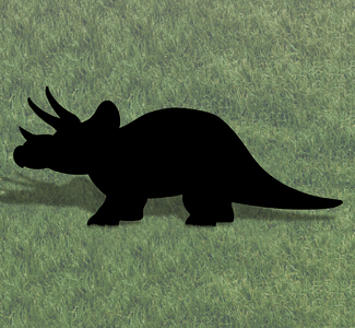 Product Image of Triceratops Shadow Woodcraft Pattern