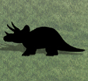 Triceratops Shadow Woodcraft Pattern