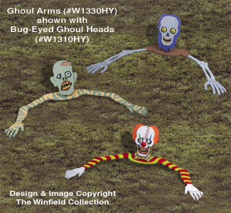 Bug-Eyed Ghoul Arms Woodcraft Pattern